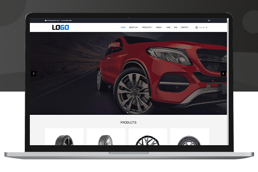 Pbootcms带自动翻译100国语言汽车轮胎外贸公司网站模板