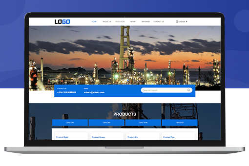 Pbootcms响应式带自动翻译100国语言机械设备公司网站模板