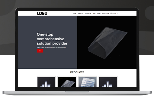 Pbootcms响应式带自动翻译100国语言PE包装袋公司网站模板